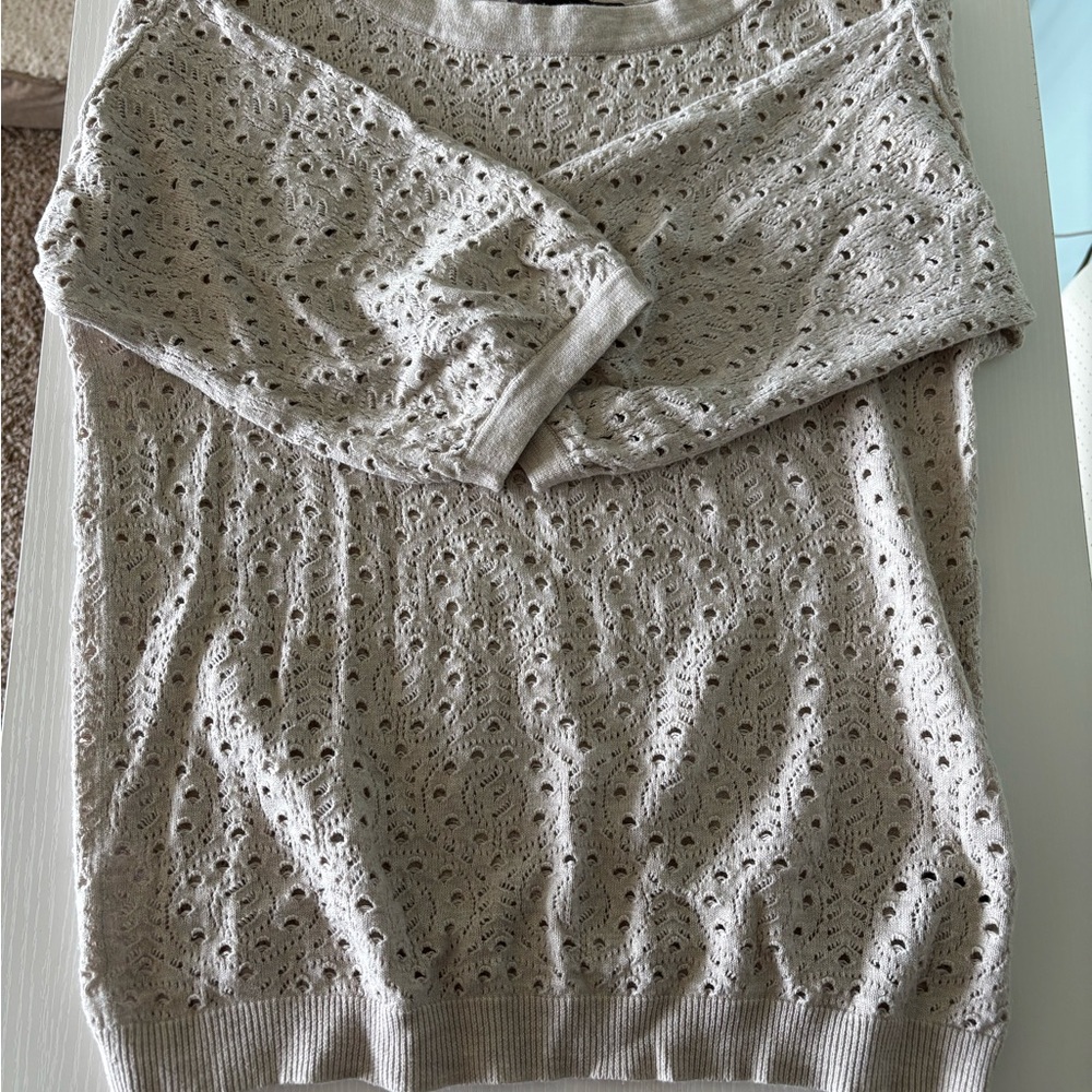 Spring Cream Sweater